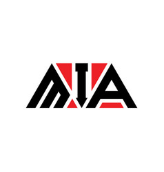 Mia Triangle Letter Logo Design