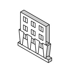 Building Lighting Isometric Icon