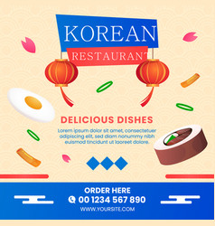 Gradient Korean Restaurant Posts