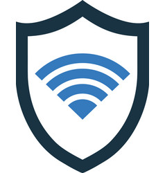 Protection Wifi Security Icon Simple Editable