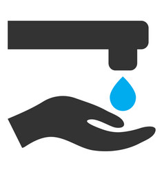 Water Thrift Hand Flat Icon Image