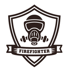 Firefighter Mask Badge