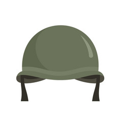 Combat helmet icon simple style Royalty Free Vector Image