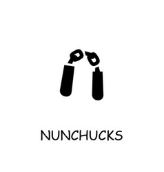 Nunchucks Flat Icon