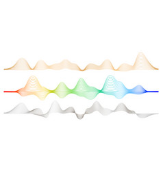 An Wavy Line Three Model Color