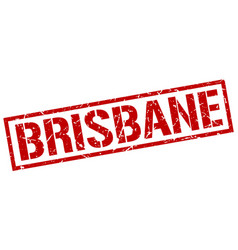 Brisbane Red Square Stamp