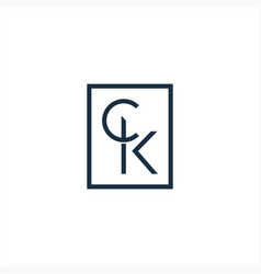 C And K Logo Design Luxury Logo Letter Ck