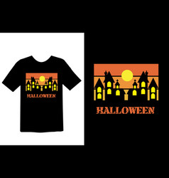 Halloween T Shirt Design Retro Vintage