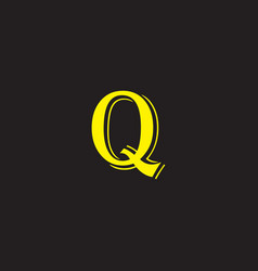 Letter Q Double Epic Geometric Symbol Simple Logo