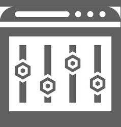 Refine Webpage Icon Gray Graphics