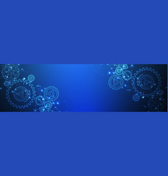 Abstract Blue Technological Background