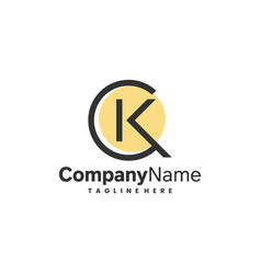 Luxury Ck Logo Design Template