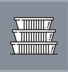 Plastic Food Containers Takeaway Boxes Packages