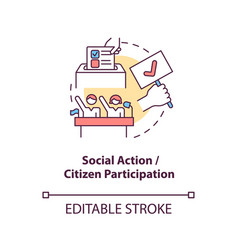 Social Action And Citizen Participation Concept