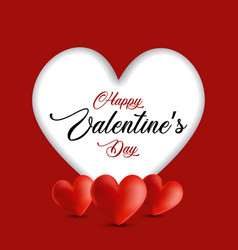 Valentines Day Background With Cutout Heart