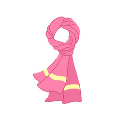 Happy Scarf Women Cartoon