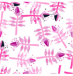 Venus Flytrap Flower Seamless Pattern