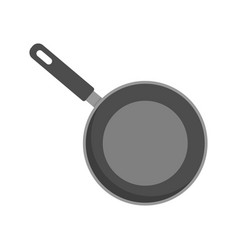 Frying Pan In Top View