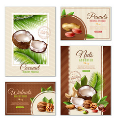 Nuts Poster Banner Set