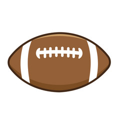 American Football Ball Icon Isolated