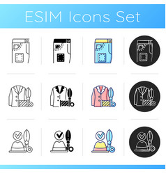 Clothes Repair Icons Set