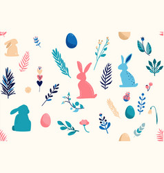 Seamless Pattern On The Easter Theme