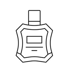 Cologne Perfume After Shaving Line Icon