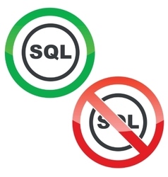 Sql Permission Signs