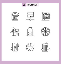 9 Universal Outline Signs Symbols Table Office