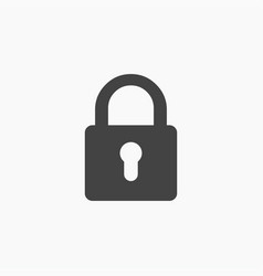 Black Padlock Icon