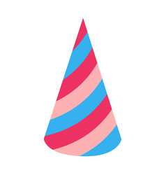 Cute Striped Cone Hat Birthday Party Element