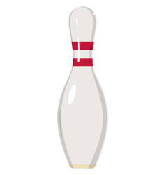 Bowling Pin Cartoon Icon Fun Game Symbol