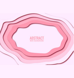 Abstract Pink Paper Cut Circle Shapes Background