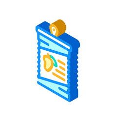 Canned Mango Food Isometric Icon