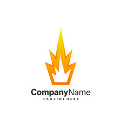 Spark Fire Logo Template