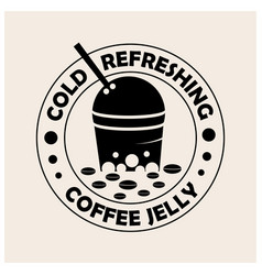 Coffee Jelly Design Logo