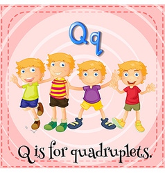 A Letter Q For Quadruplets