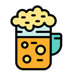 Beer Mug Icon Flat