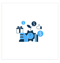 Economic Expansion Flat Icon