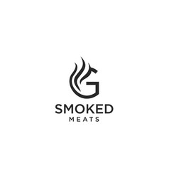 Letter G For Smoky Restaurant Logo Design