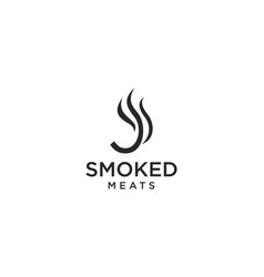 Letter J For Smoky Restaurant Logo Design