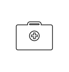 Emergency Medical Service Line Icon Editable Eps