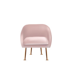 Pink Arm Chair