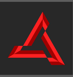 Triangle Shape 3d Logo Alliance Creative