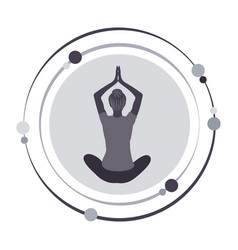 Yoga Icon Grayscale