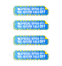 Big Easter Sale Blue Long Stickers Set 55 65 75 85