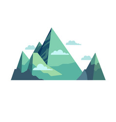 Mountain Landscape Flat Design