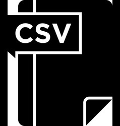 Csv Icon Symbols Pictograms Design Elements