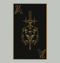 Skull Poker Card