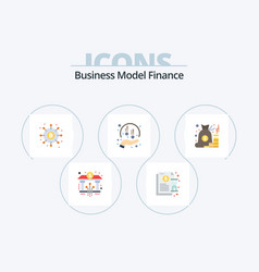 Finance Flat Icon Pack 5 Icon Design Funds